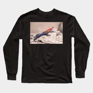 Colourful Lizard in the Serengeti Long Sleeve T-Shirt